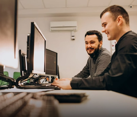 Service companies professional office team